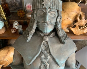 cabinet of curiosities oddities bust Vlad III Tepes the impaler Dracula