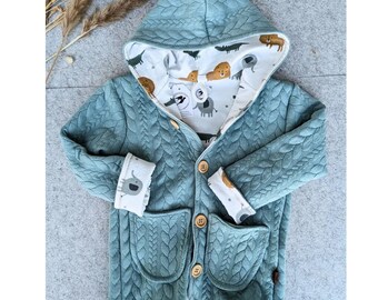 Baby Jacke Gr.98 / Latzhose/ Unisex  /Geschenk/ Geburt/Taufe/Junge/ Mädchen/ Newborn/