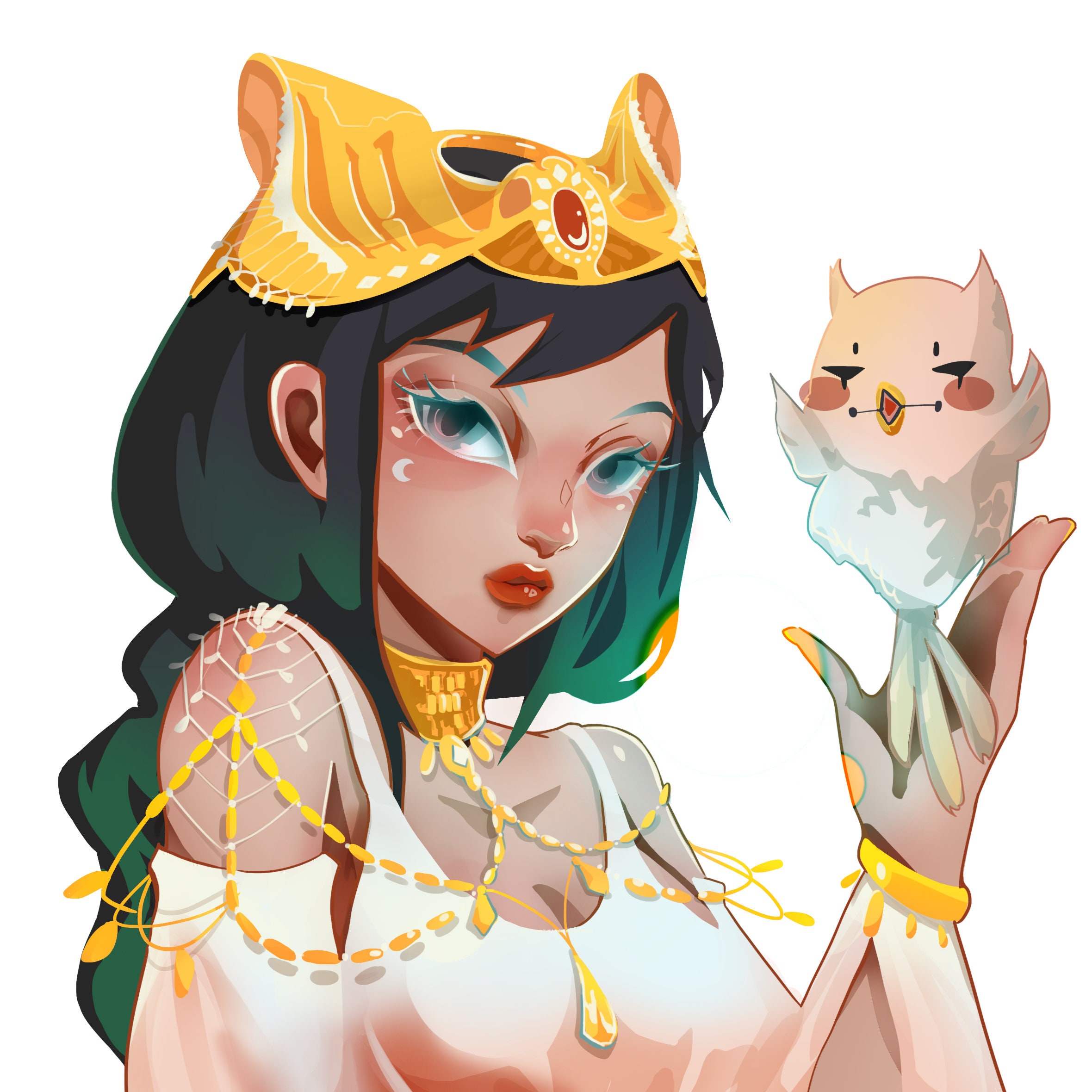 Digital Commission 2d Bustup Commission Custom Art Etsy