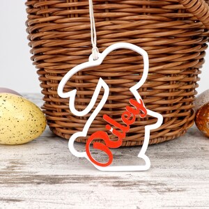 Custom Name Easter Basket Tag