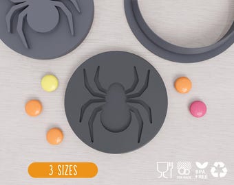 Spider Cookie Cutter & Fondant Stamp