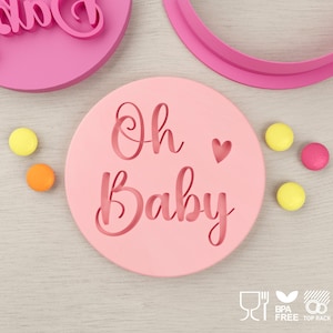Oh Baby (Style 1) - Ausstechform & Fondant Stempel