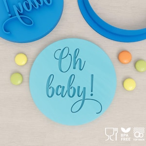Oh Baby (Style 2) - Ausstechform & Fondant Stempel