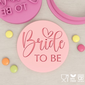 Bride To Be - Cookie Cutter & Fondant Stamp
