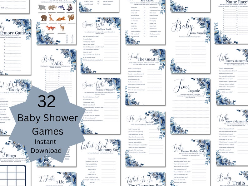 Printable Baby Shower Party Game Bundle Fun Baby Party Games For Baby printable-baby-shower-party-game-bundle-fun-baby-party-games-for-baby