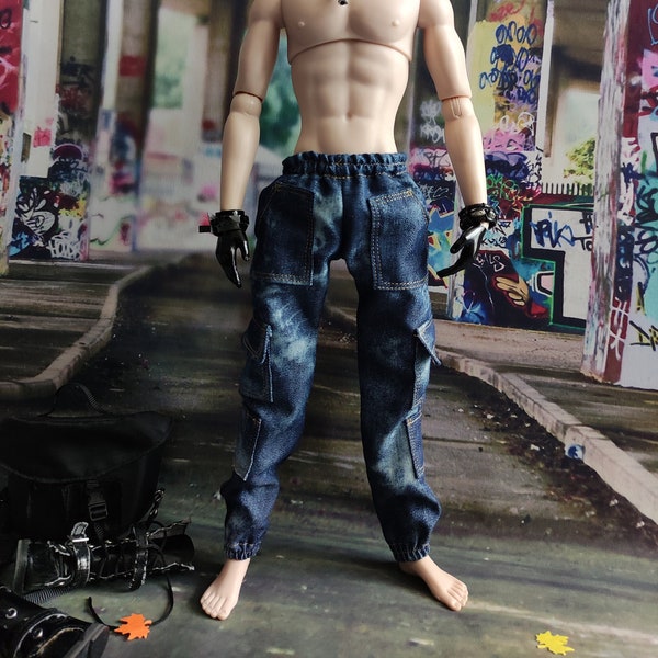 Very precise made eight pockets cargo pants for IT Homme dolls