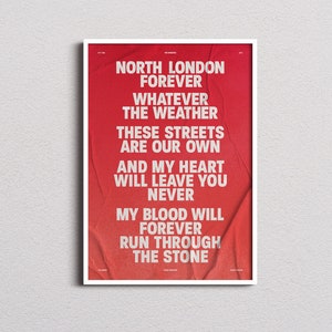Arsenal Louis Dunford: The Angel Poster | Arsenal Print | The Gunners | Arsenal Gift | Print Wall Art, Football, Soccer, Birthday Gift