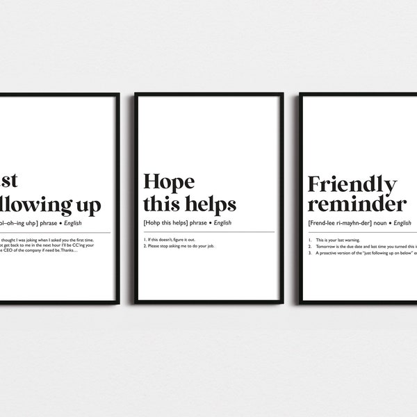 Office Wall Art - Etsy