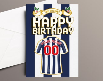 West Brom Birthday Card - Etsy UK