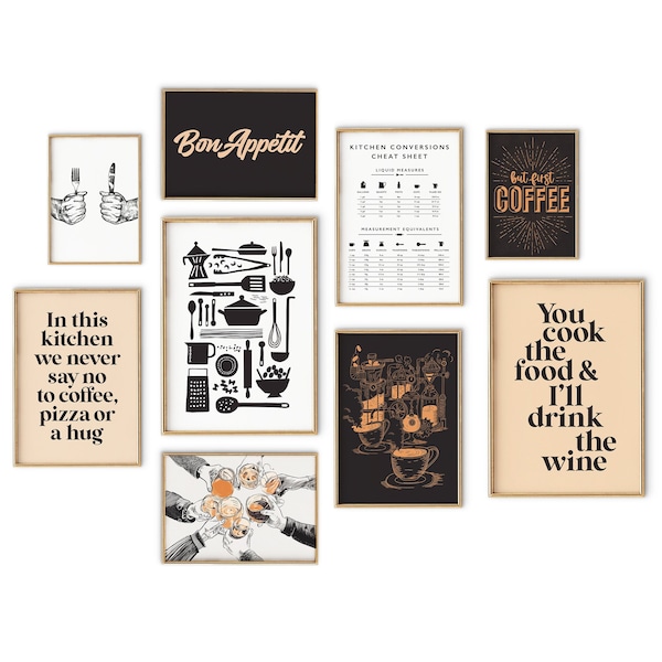 Kitchen Wall Art - Etsy UK