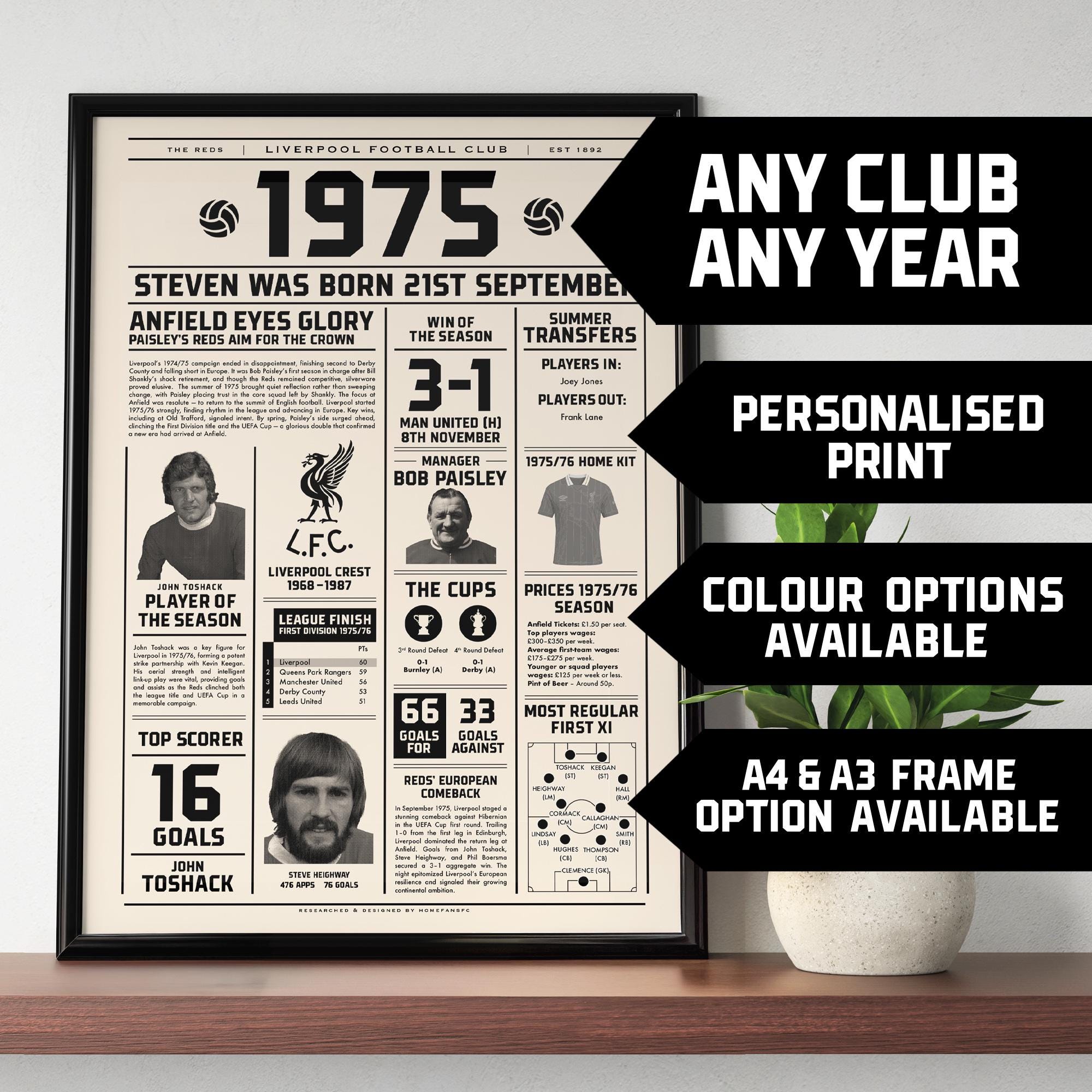 Newcastle Utd Football Gift - St James' Park History In Newspaper Headlines - Personalised Magpies Toon Army Fan - Name Printed On Cover - Foto 6