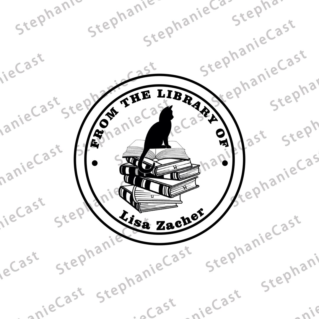 Book Embossed With Your Name Engraved Custom, Custom CAT Book Embosser