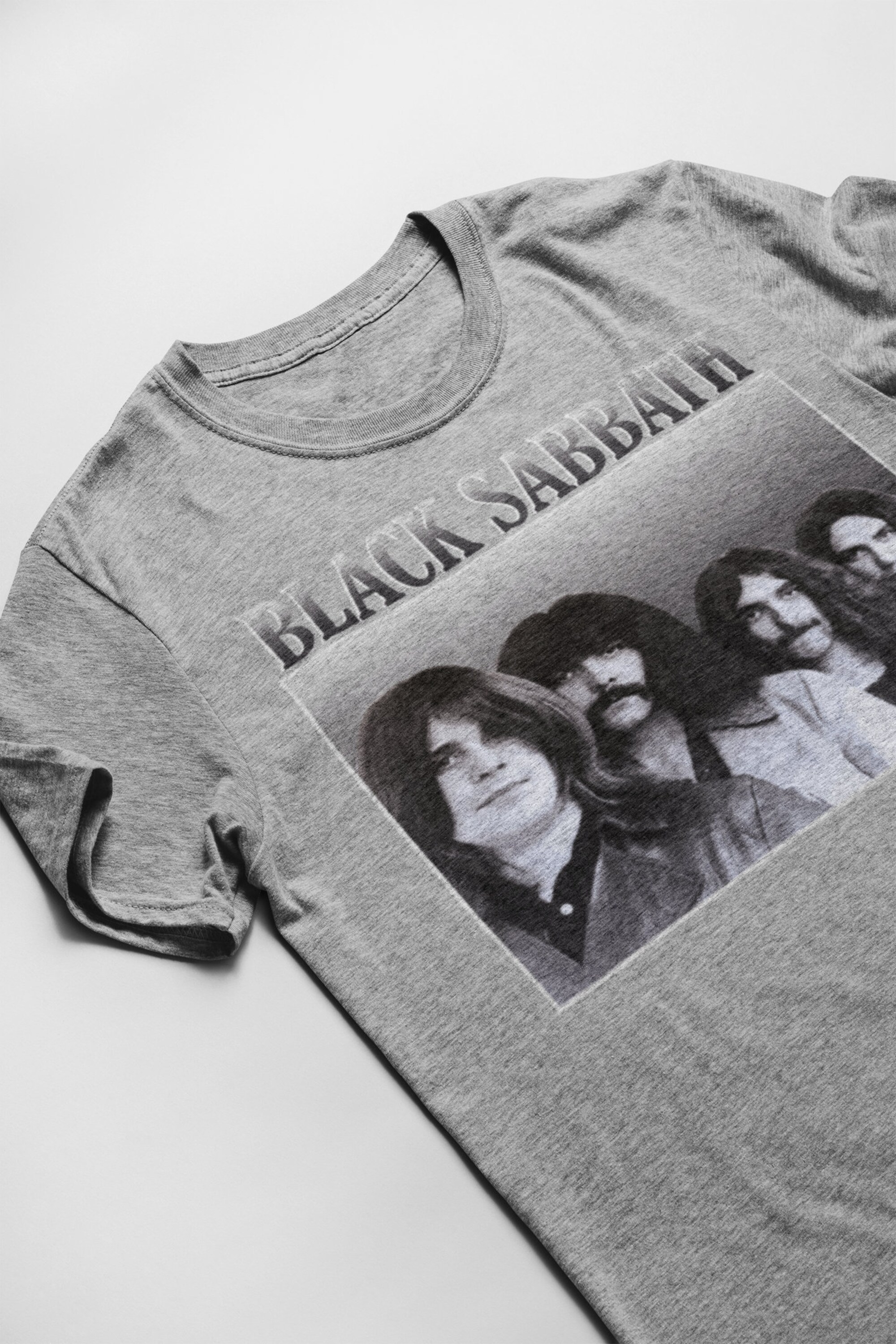 Discover Black Sabbath T Shirt Ozzy Osbourne Paranoid  Ronnie James Dio Bill Ward Custom Print Unisex Homage T-Shirt Tee Style Aesthetic Men Woman