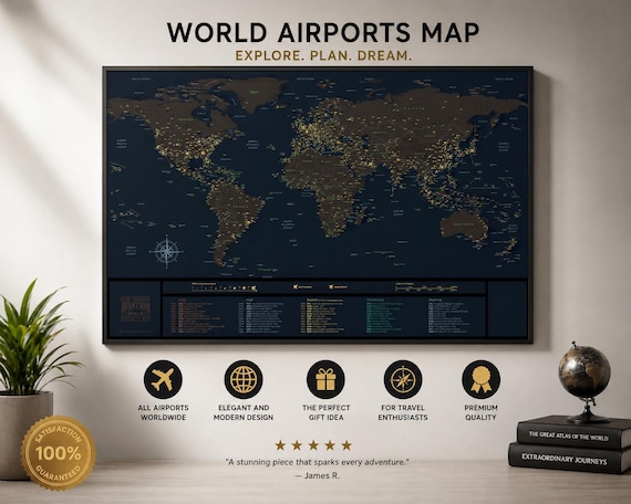 The World Airports Map
