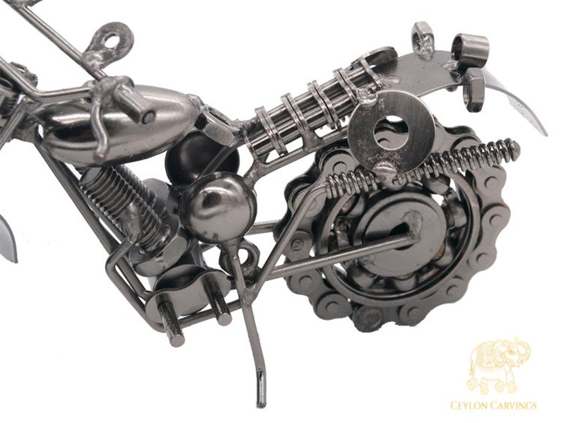 Handmade Vintage Motorcycle Ornaments Home Decoration Metal Etsy