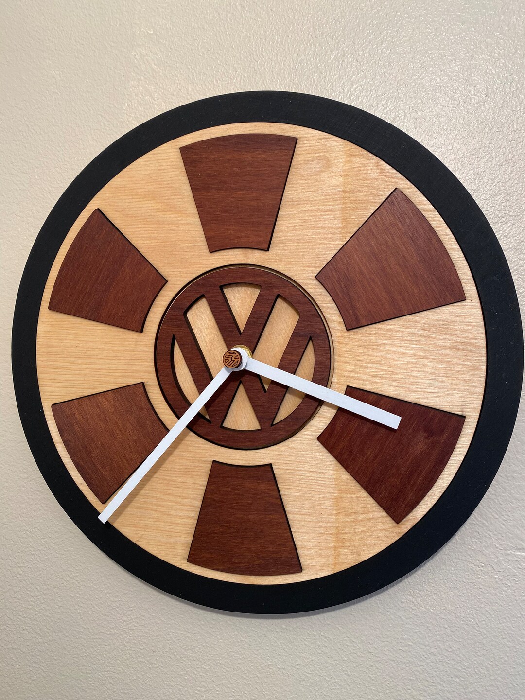 VW Themed Clockvolkswagen Clock Etsy