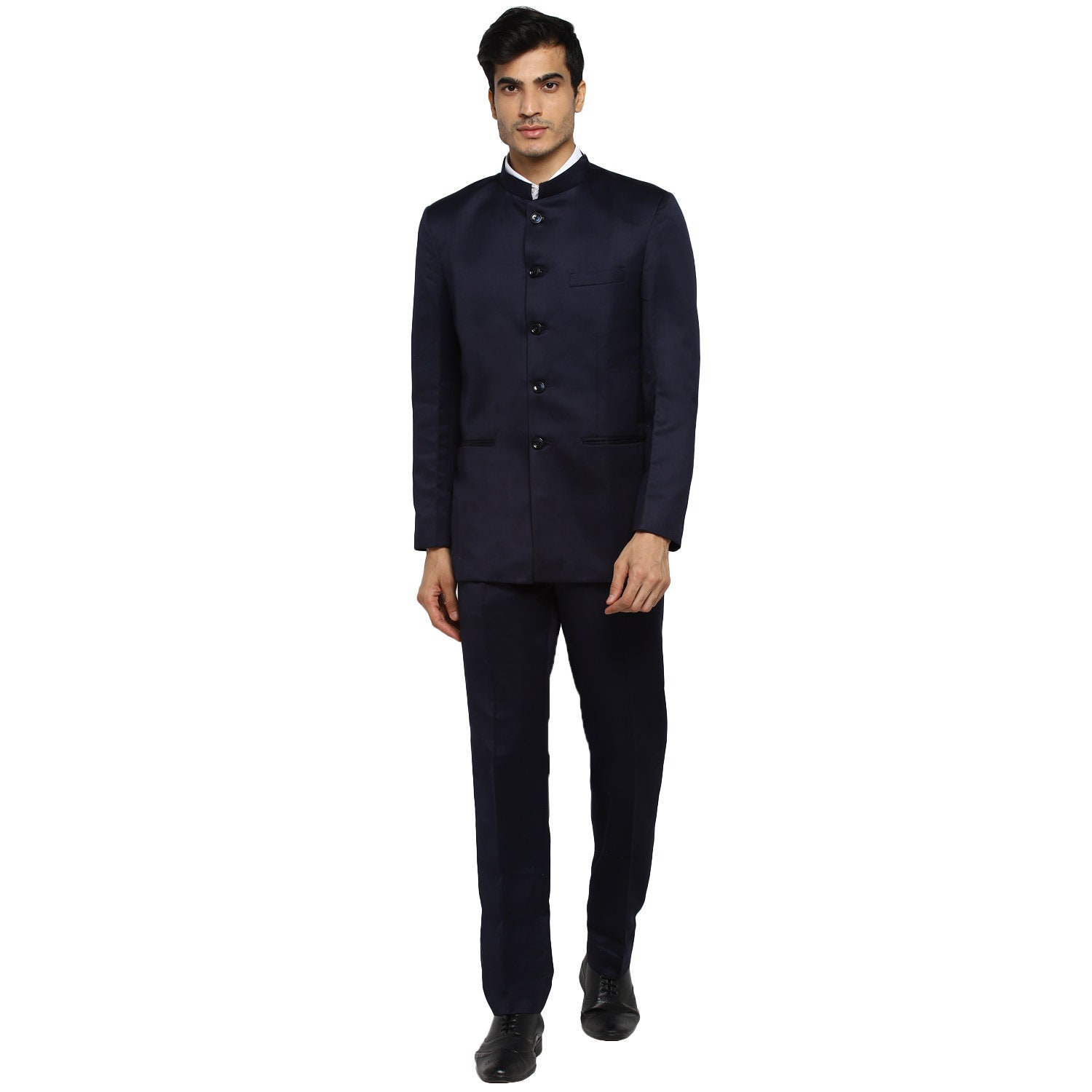Buy Vastraas Stylish Ethnic Navy Blue Traditional Designer Jodhpuri  Bandhgala Suit for Men With Pant. Online in India - Etsy | Dress suits for  men, Indian wedding suits men, Wedding outfit men