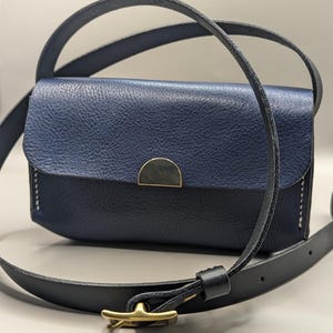 Handmade Leather Crossbody Bag - High Quality Minimalistic Design