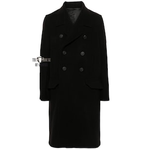 Peak Lapel Overcoat - Etsy