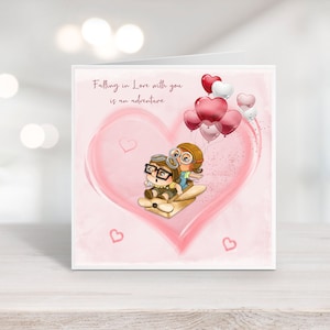 Biglietto d'auguri personalizzato per l'anniversario l La prossima avventura inizia l Amore l La più grande avventura l Fatto a mano