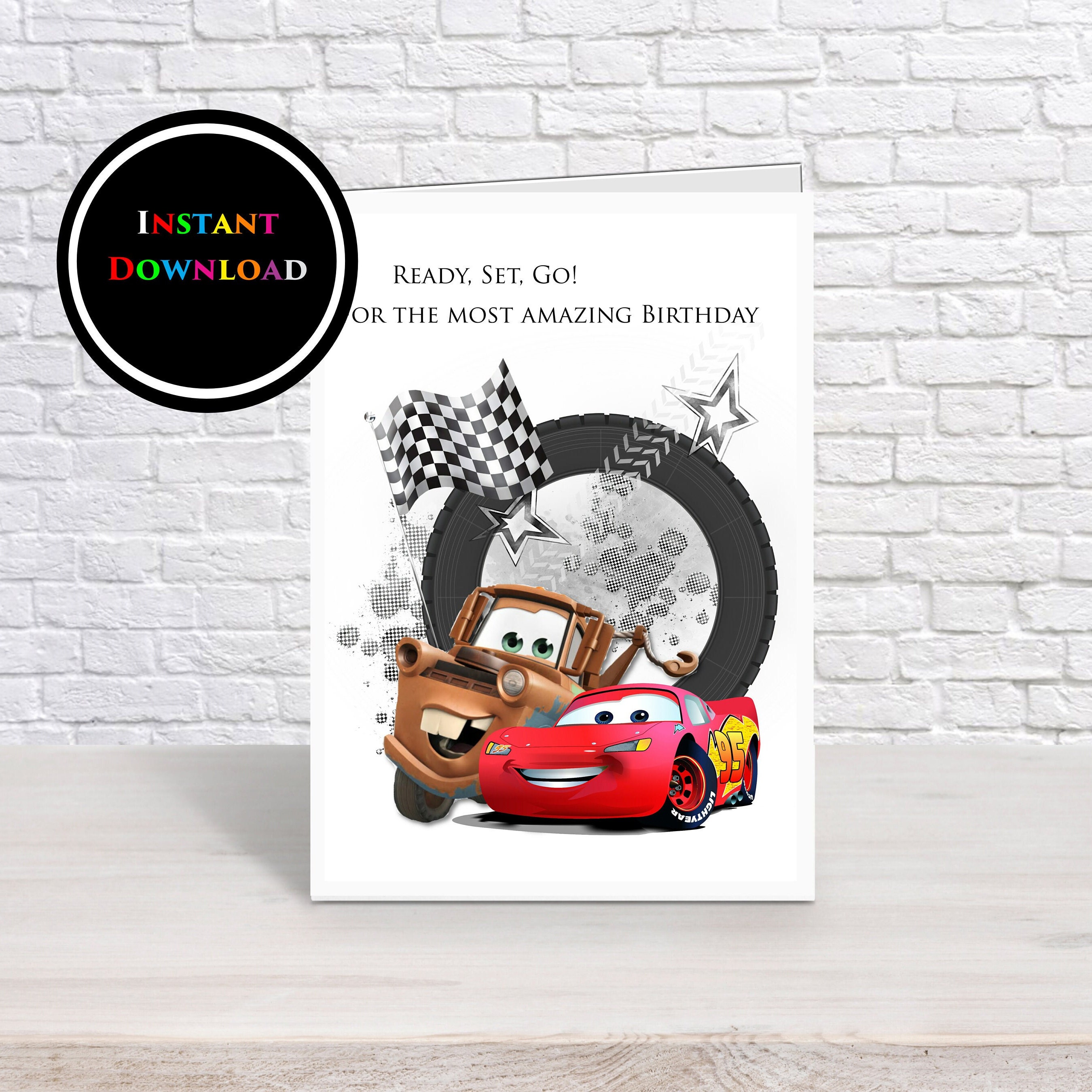Twizler Happy Birthday Card with Mountain Bike - Boys Birthday Card