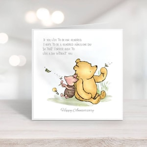 Gepersonaliseerde Bear & Friends Verjaardagskaart l Beste vrienden l elk vers/bericht l Gratis personalisatie kaart van 6 of 8 inch