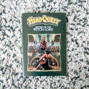 HeroQuest / Hero Quest Return of the Witch Lord Quest book ENG Repro