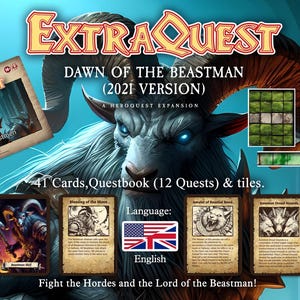 ExtraQuest Dawn of the Beastman-Erweiterung **NUR AUF ENGLISCH** (Heroquest 2021 Edition)