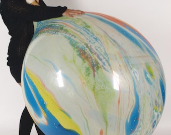 1x Big Cattex **Marble colors** 36-45 inch looner big latex balloon