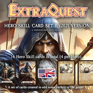 ExtraQuest Hero Skill Cards Set 2 **NUR AUF ENGLISCH** (Heroquest 2021 Edition)