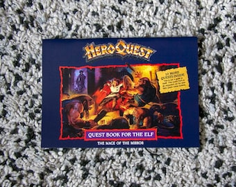 HeroQuest / Hero Quest Magier des Spiegels EU Style Quest book ENG / NL Repro