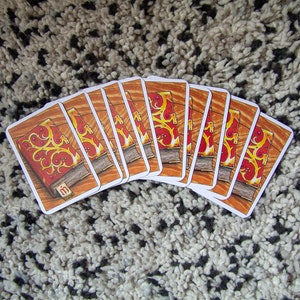 HeroQuest US Return of the Witch Lord EU Style Cards-Full Set ENG Repro