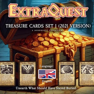 ExtraQuest Treasure Card Set **ENGLISH ONLY** (Heroquest 2021 Edition)