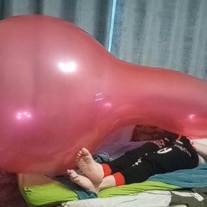 1x 36 inch + Roomtex long neck Balloon *Mix Colors* Big balloon looner