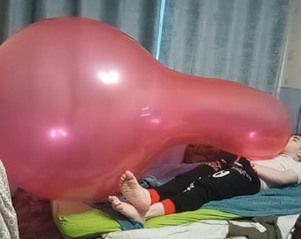 1x 36 inch + Roomtex long neck Balloon *Mix Colors* Big balloon looner