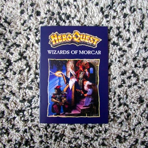 HeroQuest / Hero Quest Wizards of Morcar Questbuch ENG / NL Repro
