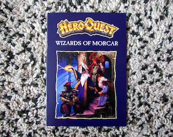 HeroQuest / Hero Quest Wizards of Morcar Quest book ENG / NL Repro