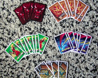 HeroQuest / Hero Quest Barbarian & Elf Quest Pack EU Style Cards - Full Set - ENG / NL Repro