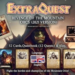 ExtraQuest Revenge of the Mountain Orcs Erweiterung **NUR ENGLISCH** (Heroquest 2021 Edition)