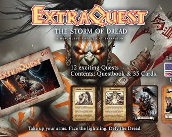 Expansión ExtraQuest Tormenta de Terror **SOLO EN INGLÉS** (Edición Heroquest 2021)