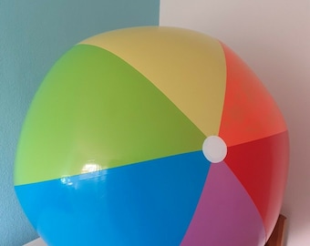 Huge Inflatable Beach Ball 4,3 feet+ / 130cm - Rainbow colors- big Inflatable