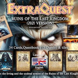 Extension ExtraQuest Ruines du Dernier Royaume **ANGLAIS UNIQUEMENT** (Édition Heroquest 2021)