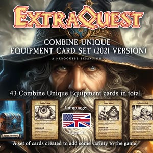 ExtraQuest Combine Unique Equipment-Kartenset **NUR ENGLISCH** (Heroquest 2021 Edition)