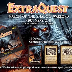 March of the Shadow Warlord-Erweiterung **NUR AUF ENGLISCH** (Heroquest 2021 Edition)