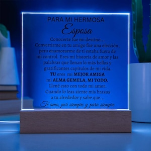 Regalo Para el amor de mi vida/ Regalo para mi esposa/ Regalo para mi novia/ Regalo para mi amor