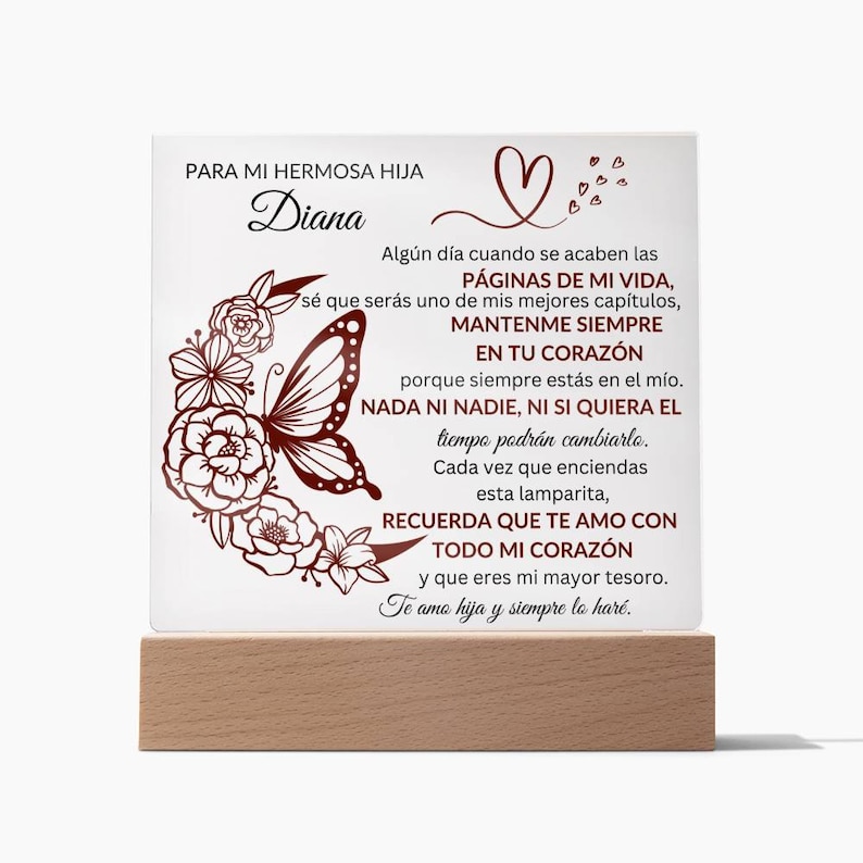 Placa Acrílica Grabada Para Regalo Del Día Del Padre | Cuotas Sin Interés
