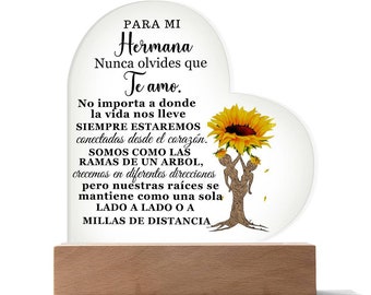 Regalo para hermana | Regalo para hermana mayor| para mi hermana | sister gift