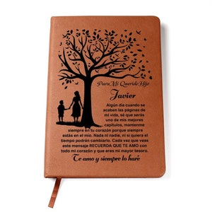 Diario Grafico | Libreta personaliseren voor hijo| regalo de graduación hijo | regalo de navidad hijo|