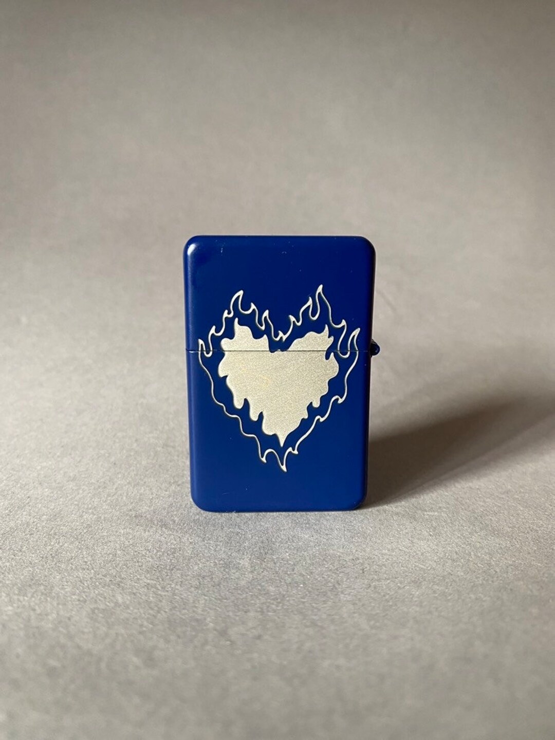 Heart on Fire Lighter, Aesthetic Heart, Powderpuff Heart, Refillable