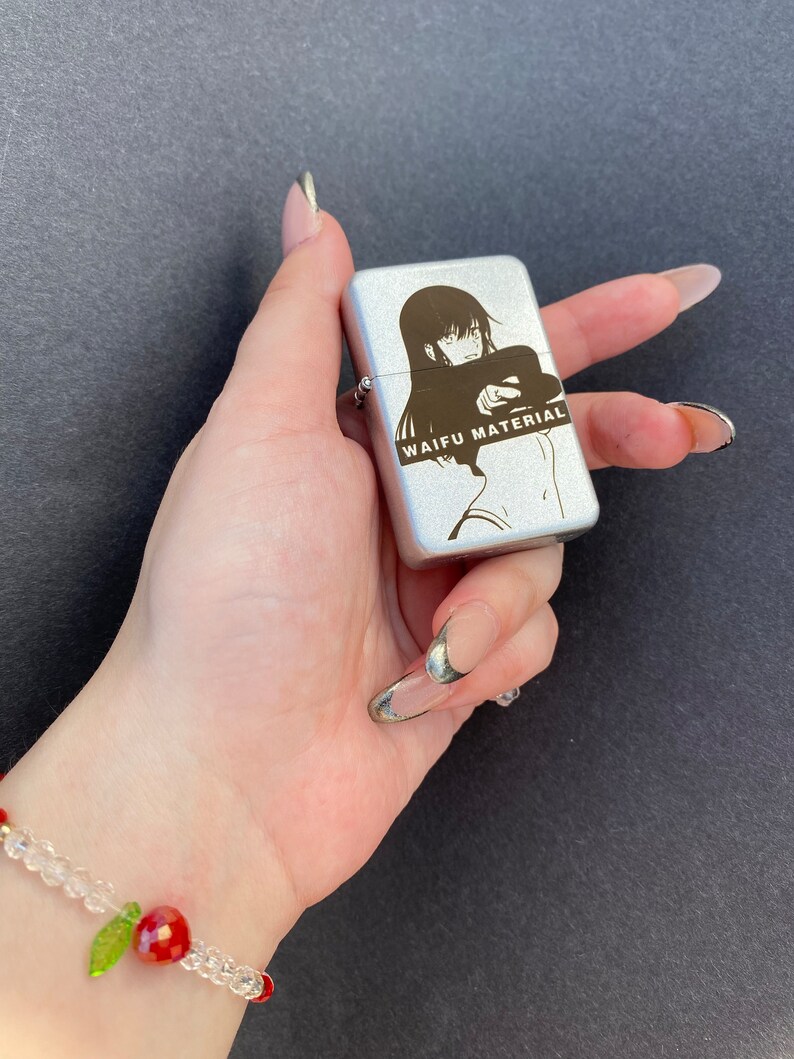 Waifu Anime Engraved Lighter Anime Lighter Anime Fan Etsy